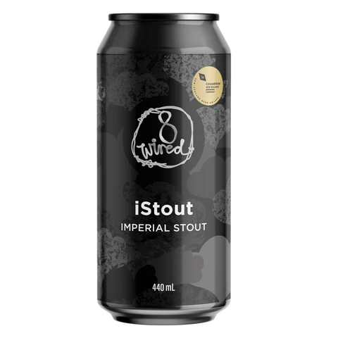 8 Wired iStout Imperial Stout 440mL — Roast, Chocolate, Proper Weight