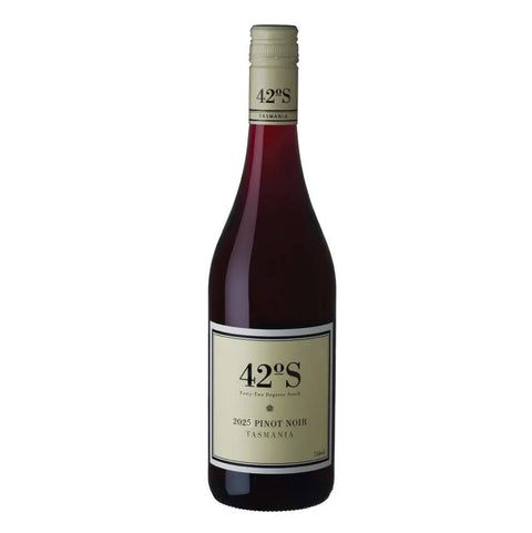 42 Degrees South Pinot Noir 750mL — Bright Cherry, Silky Tasmanian Pinot