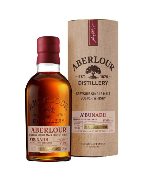 Aberlour A’bunadh 700mL — Cask-Strength Sherry Power