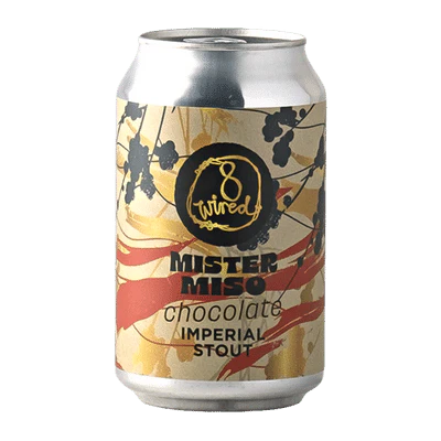 8 Wired Mister Miso Chocolate Imperial Stout 330mL — Chocolate, Umami, Full Dessert Mode