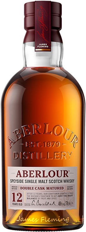 Aberlour 12 Year Old Double Cask Matured Single Malt Scotch Whisky 700mL — The Rich Speyside Sherry & Oak Balance
