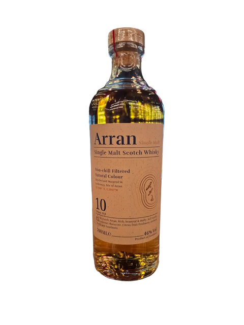 Arran 10 Year Bottle on White