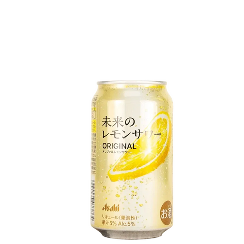 Asahi Future Lemon Sour Original on White