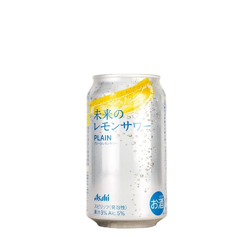 Asahi Future Lemon Sour Plain on White