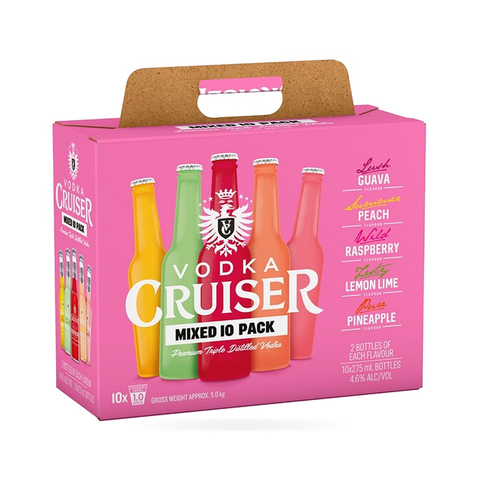 Cruiser MIXD 4.6% 10PK 275ML on white background