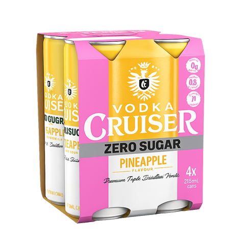 Cruiser SF Pineapple 4.6% Can 275mL on white background