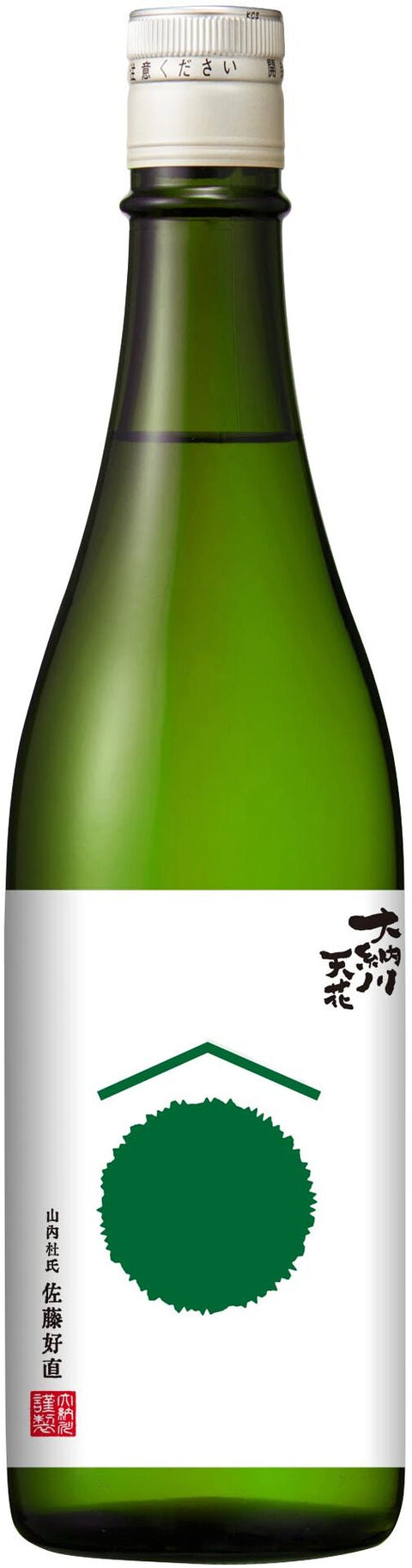 Dainagawa Tenka Hatsushibori Junmai Ginjo Nama Genshu 720mL on white background