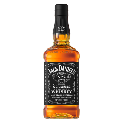 J/Daniel Black Label 40% 700mL on white background