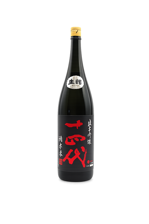 Juyondai Sakemirai Jomorohaku Nakadori Junmai Daiginjo 1.8L on white background