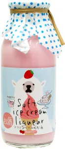 Kikusui Yogurt Soft Ice Cream Liqueur 5% 160mL on white background