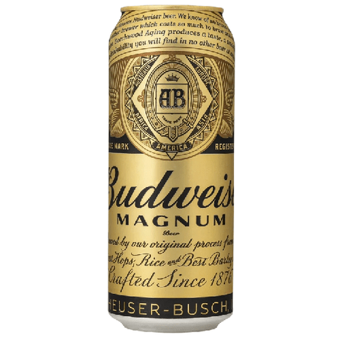 Sessions Box Hill Budweiser Magnum Can 5.9% 500mL on white background