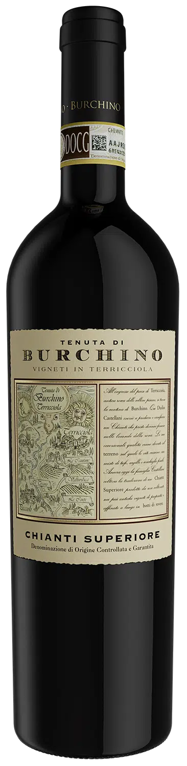 Sessions Box Hill Castellani Burchino Chianti Superiore 750mL on white background