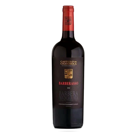 Sessions Box Hill Castello di Cigognola Ripassa Barberasso 750mL on white background