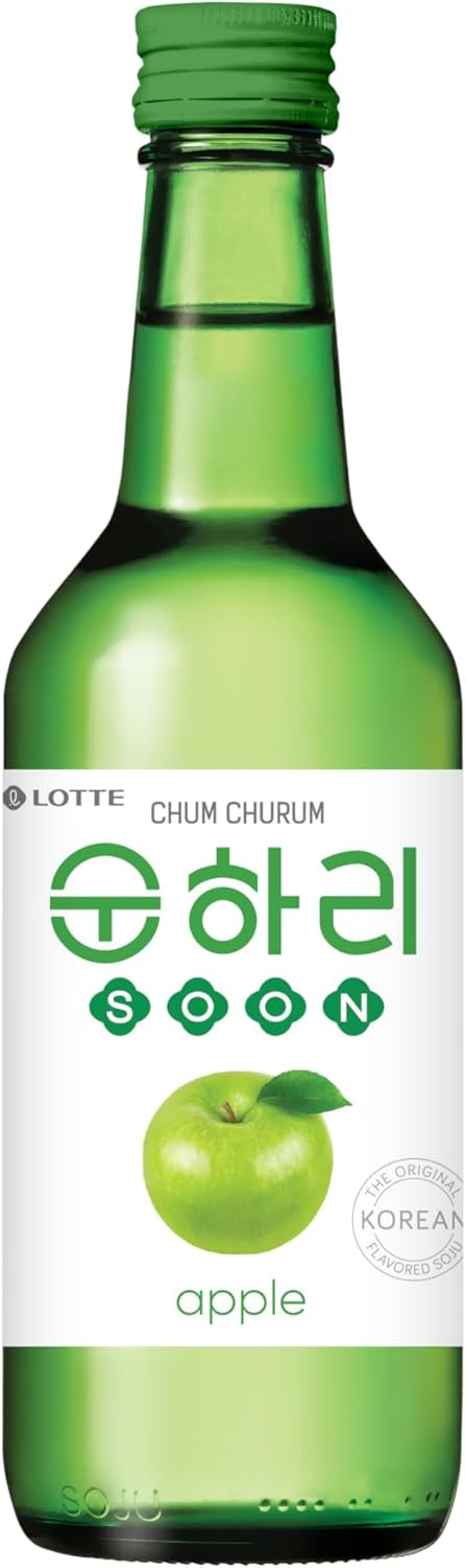 Sessions Box Hill Chum Churum Soju Apple 12% 360mL on white background