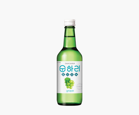 Sessions Box Hill Chum Churum Soju Grape 12% 360mL on white background