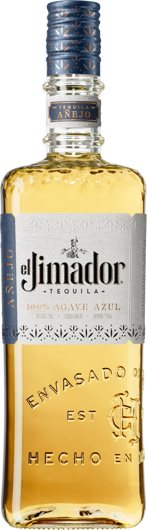 Sessions Box Hill El Jimador Tequila Anejo 700ml on white background