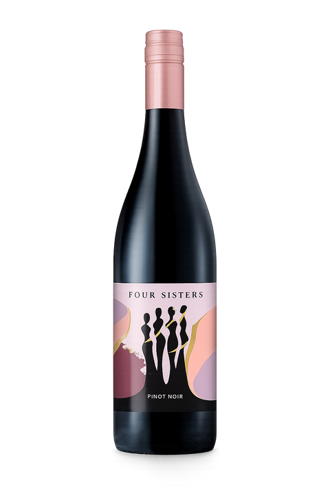 Sessions Box Hill Four Sisters Pinot Noir 750ml on white background