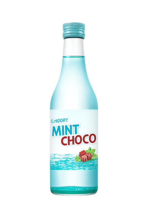 Sessions Box Hill GOODDAY Soju Mint Choco 12.5% 360mL on white background