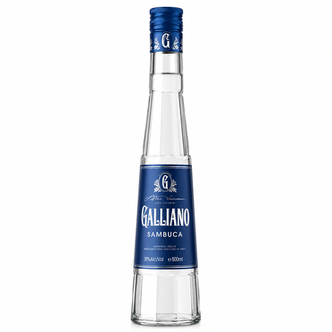 Sessions Box Hill Galliano Sambuca White 30% 500ml on white background