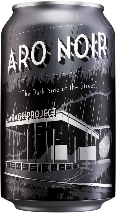 Sessions Box Hill Garage Project Aro Noir 7% 330mL on white background