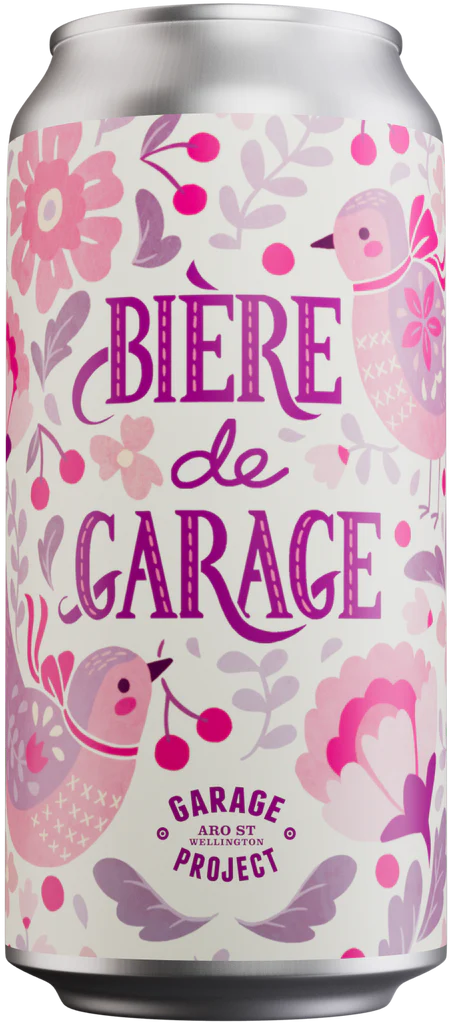 Sessions Box Hill Garage Project Biere de Garage 7.1% 440mL on white background