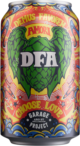 Sessions Box Hill Garage Project DFA Chill Mango Lime IPA 7.5% 330mL on white background