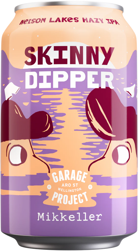 Sessions Box Hill Garage Project Skinny Dipper Nelson Lake HIPA 5.5% 330mL on white background