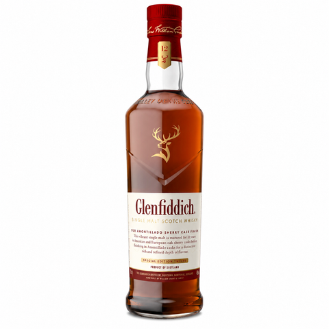 Sessions Box Hill Glenfiddich 12 Year Old Sherry 700mL on white background