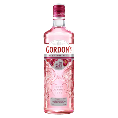 Sessions Box Hill Gordon's Pink Gin 37.5% 700mL on white background