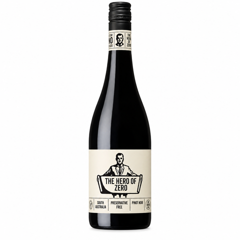 Sessions Box Hill Hero of Zero Pinot Noir 750mL on white background