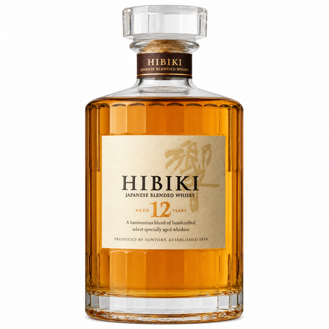 Sessions Box Hill Hibiki 12 Year Old Japanese Whisky 700mL on white background