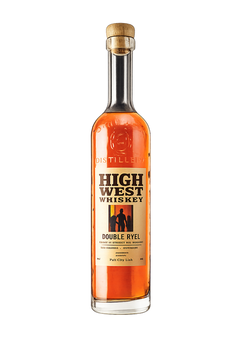 Sessions Box Hill High West Double Rye Bourbon 46% 700mL on white background