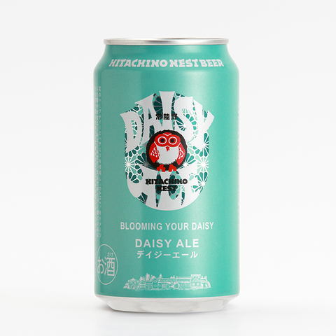 Sessions Box Hill Hitachino Nest Daisy Ale 5% 350mL on white background