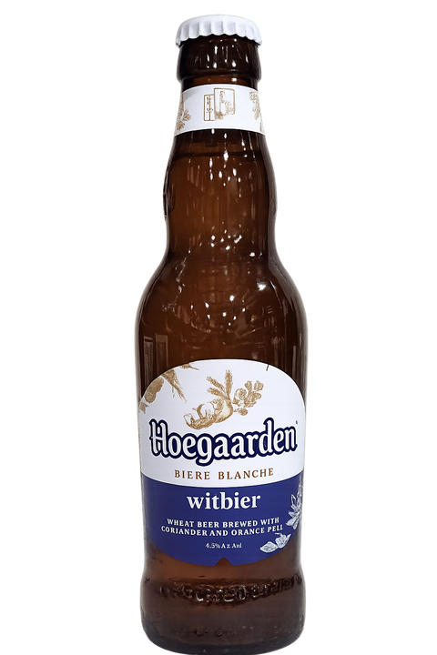 Sessions Box Hill Hoegaarden White 4.9% 330mL on white background