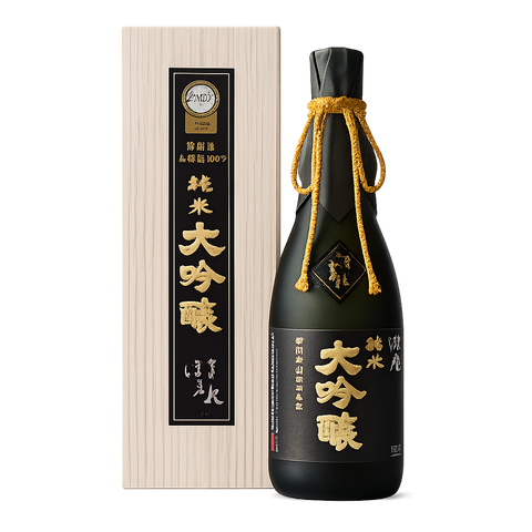 Sessions Box Hill Homare Black Label Junmai Daiginjo 720mL on white background