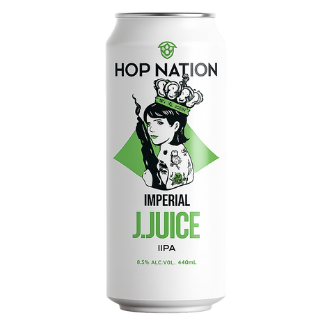 Sessions Box Hill Hop Nation Imperial J-Juice IIPA 8.5% 440mL on white background