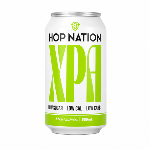 Sessions Box Hill Hop Nation Low Cab XPA 3.5% 355mL on white background