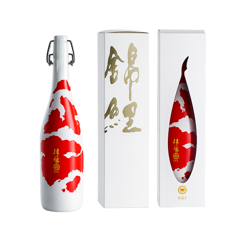 Sessions Box Hill Imayotsukasa Junmai Daiginjo Koi 720mL on white background
