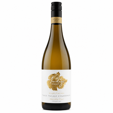 Sessions Box Hill Indigo Secret Village Chardonnay 750mL on white background