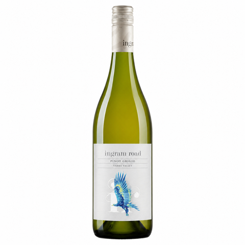 Sessions Box Hill Ingram Road Pinot Grigio 750mL on white background
