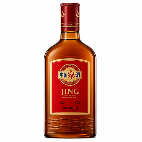 Sessions Box Hill JING Liqueur 35% 520mL on white background