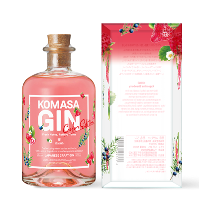 Sessions Box Hill KOMASA Ichigo Gin 45% 500mL on white background