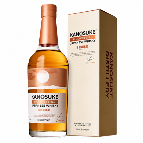 Sessions Box Hill Kanosuke Hioki Pot Still Single Pot Japanese Whisky 700mL on white background