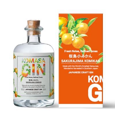 Sessions Box Hill Komasa Komikan Japanese Gin 500mL on white background
