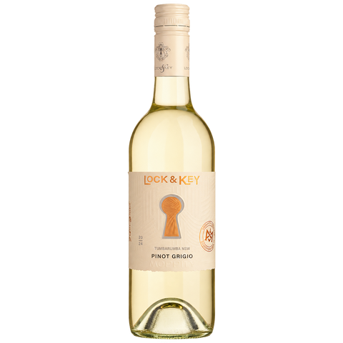 Sessions Box Hill LOCK&KEY Pinot Grigio 750mL on white background
