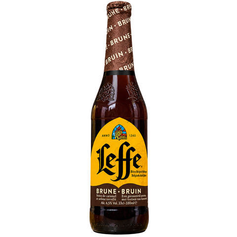 Sessions Box Hill Leffe Dark Beer 6.5% 330mL on white background