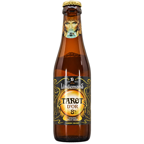 Sessions Box Hill Lindemans Tarot d'Or Fruit Beer 8% 250mL on white background