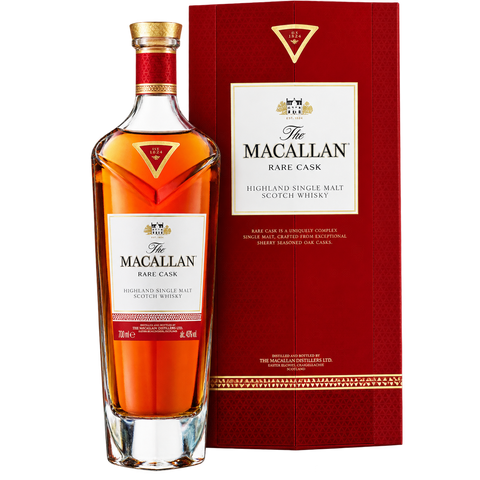 Sessions Box Hill Macallan Rare Cask NUCO 43% 700mL on white background