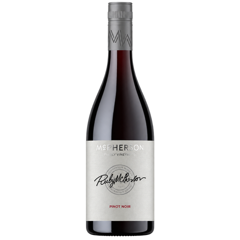 Sessions Box Hill McPherson Ruby Pinot Noir 750mL on white background