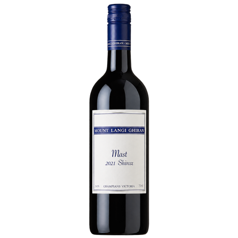 Sessions Box Hill Mount Langi Ghiran Mast Shiraz 2021 750mL on white background